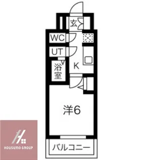 ファステート難波ヴィラント【4階】の間取り