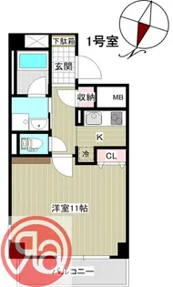 デルタNODA【6階】の間取り