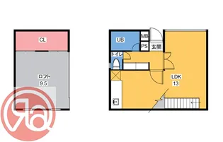 カーサアトレ【1階】の間取り