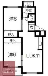 大宮第三コーポA棟【4階】の間取り