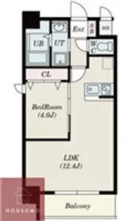 Alivis北梅田【206号室】の間取り