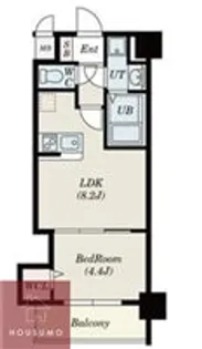 Alivis北梅田【403号室】の間取り