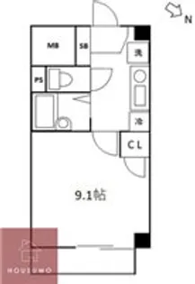 DS太子橋【501号室】の間取り