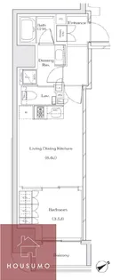 ザ・パークハビオ都島フロント【7階】の間取り