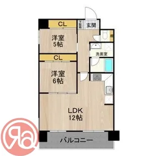 大阪府大阪市西区南堀江3丁目【マンション】の間取り