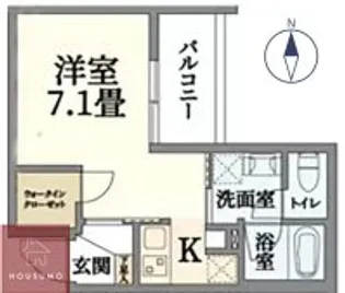 ウェルスクエア都島【1階】の間取り