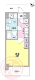 アプリーレ京町堀【9階】の間取り