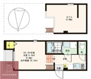 St.グランディール【101【通常プラン】号室】の間取り