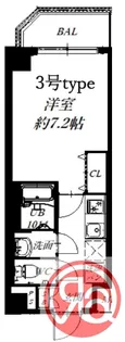 M-City天王寺【4階】の間取り