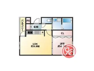 J-BRIGHT長居【3階】の間取り