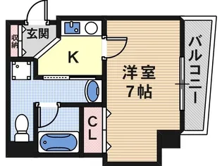 エクセル杭全【8階】の間取り