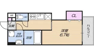 Luxe田辺【9階】の間取り