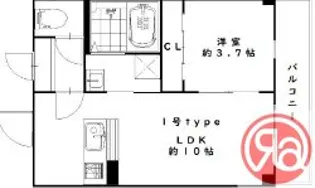 THE COLOR RESIDENCE(旧阿倍野区王子町1丁目マンション【1階】の間取り