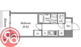 ジオエント福島野田【2階】の間取り