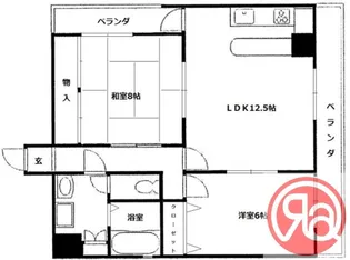 プロスピリティ四天王寺【3階】の間取り