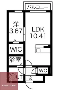 エスグランデ中崎町【3階】の間取り