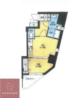 サンライズ都島【502号室】の間取り