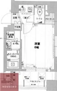 アクアプレイス梅田Ⅱ【204号室】の間取り