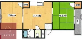 アベニール都島【4階】の間取り