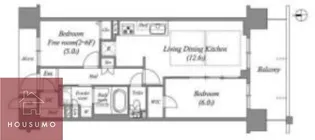 プレサンスロジェ都島本通WEST【204号室】の間取り