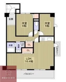 ユンヌ・ホワイエ【7階】の間取り
