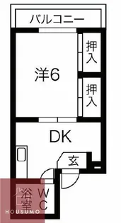 リトルシャトー天満【205号室】の間取り