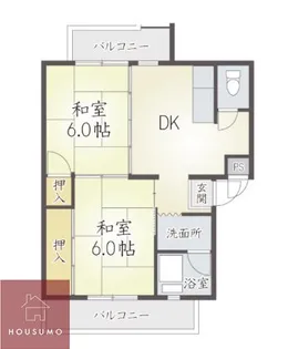 木村マンション【4階】の間取り