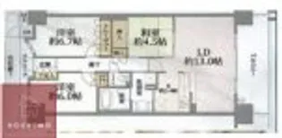 アワーズイスート【10階】の間取り