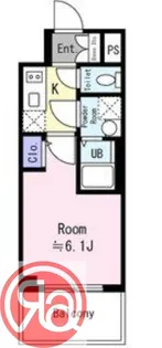 エスリード弁天町NORTH RESIDENCE【9階】の間取り