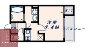 シエークル鴫野【2階】の間取り