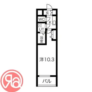 THE MUSIC COURT【7階】の間取り