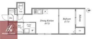 ブランテール深江橋【2階】の間取り