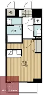 エスライズ梅田北【8階】の間取り
