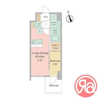 セレニテ日本橋エクラ【7階】の間取り