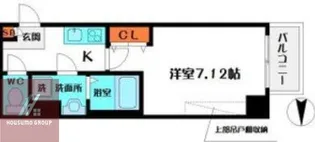 ウインズコート都島【6階】の間取り