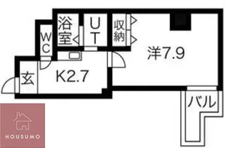みおつくし都島【9階】の間取り