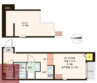 Harmony Terrace ~Felice~ 千林大宮【202号室】の間取り