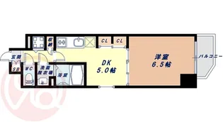プレサンス江戸堀【1405号室】の間取り