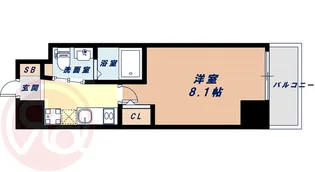 1Kの間取り画像