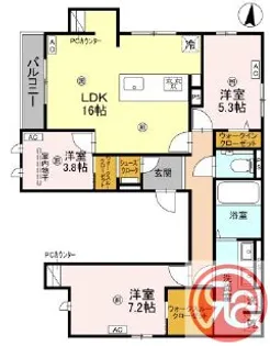 MD TORISIA【3階】の間取り