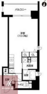 アーバネックス北浜【1306号室】の間取り