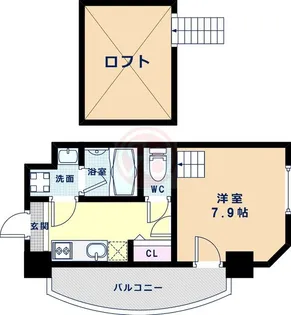 アルチェ阿倍野【3階】の間取り