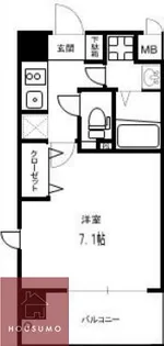 レークス大阪城イースト【2階】の間取り