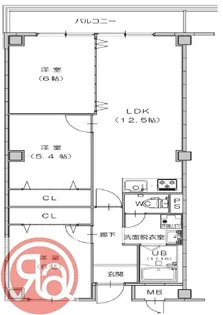 第18柴田ビル【9階】の間取り