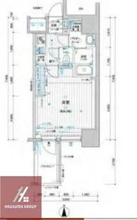 メインステージ心斎橋EAST【403号室】の間取り