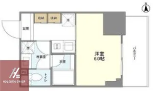 ルフォンプログレ堺筋本町タワーレジデンス【8階】の間取り