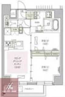 アーバネックス天満橋South【8階】の間取り