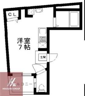 1Rの間取り画像