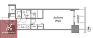 スプランディッド淀屋橋DUE【5階】の間取り