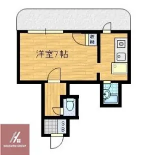 エムロード都島【307号室】の間取り